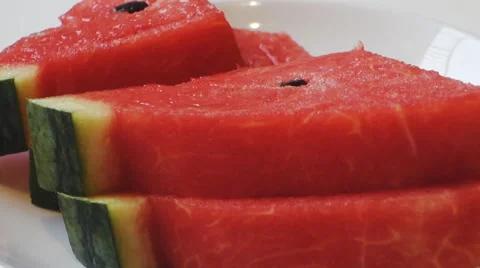 Breakfast at the hotel fruit dessert Video stock 62639971