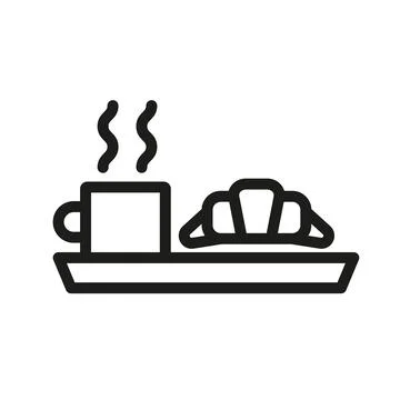 Breakfast icon Stock Illustration