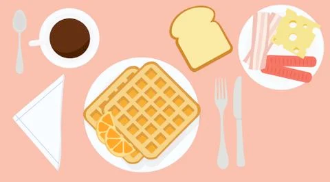 Breakfast Stock Illustration