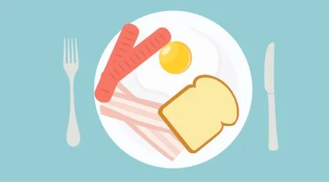 Breakfast Stock Illustration