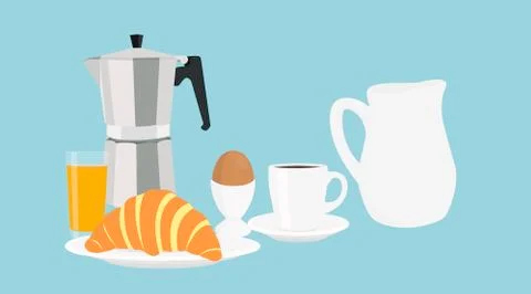Breakfast Stock Illustration