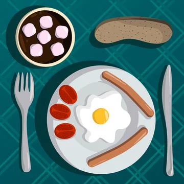 Breakfast Stock Illustration