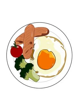 Breakfast Stock Illustration