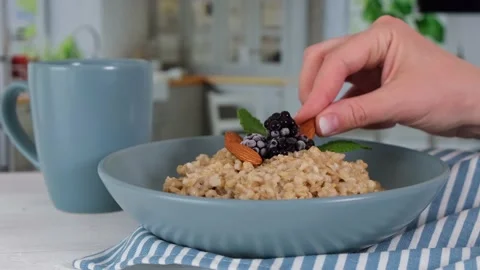 Breakfast in the kitchen Stock Footage 154242213
