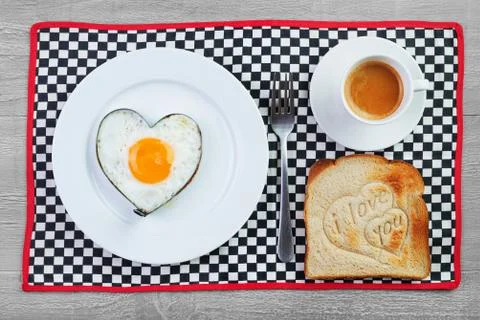 Breakfast for a loved one Stock Photos