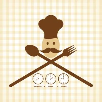 Breakfast Lunch and Dinner time menu card design stock vector Stock Illustration