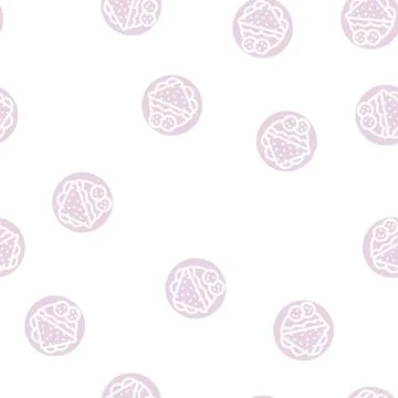 Breakfast meal glyph vector seamless pattern 스톡 일러스트