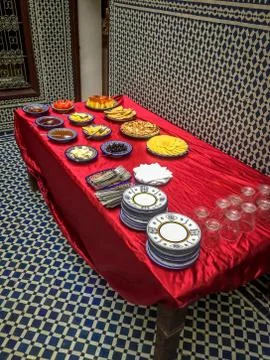 Breakfast in Morocoo Stock Photos