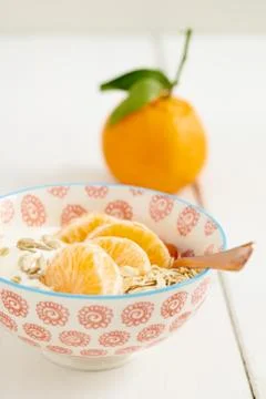 Breakfast oats Stock Photos