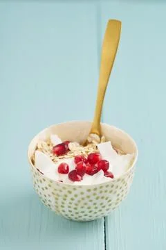 Breakfast oats Stock Photos
