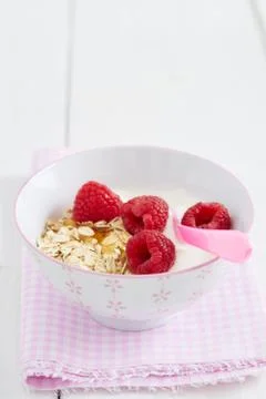Breakfast oats Stock Photos