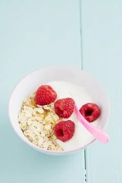Breakfast oats Stock Photos