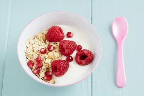 Breakfast oats Stock Photos