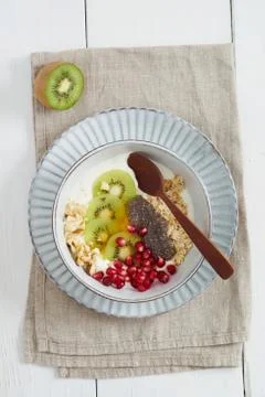 Breakfast oats Stock Photos