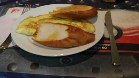 Breakfast Omelette 4 Stock Footage 276687781