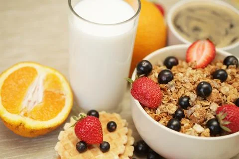 Breakfast. Stock Photos