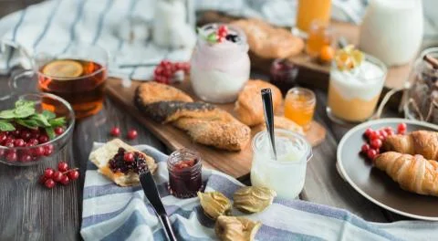 For breakfast Stock Photos