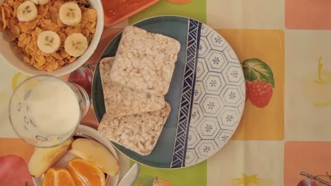 Breakfast preparation Stock Footage 78043515
