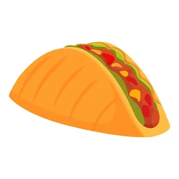 Breakfast quesadilla icon cartoon vector. Healthy breakfast イラスト素材