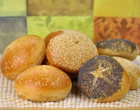 Breakfast rolls Stock Photos
