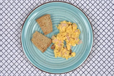 Breakfast Scrambled Eggs Stock Photos