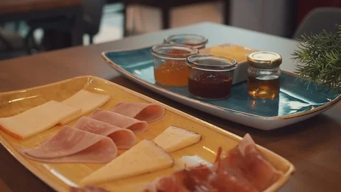 Breakfast Serving Resturant Stock-Footage 97191935