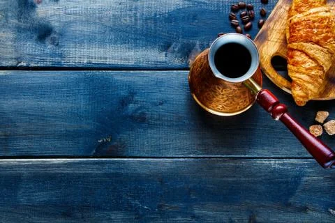 Breakfast set background Stock Photos