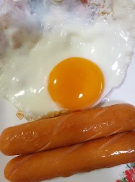 Breakfast with soft-boiled eggs and vintage coffee Stock Photos