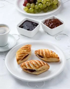 Breakfast sweets Stock Photos