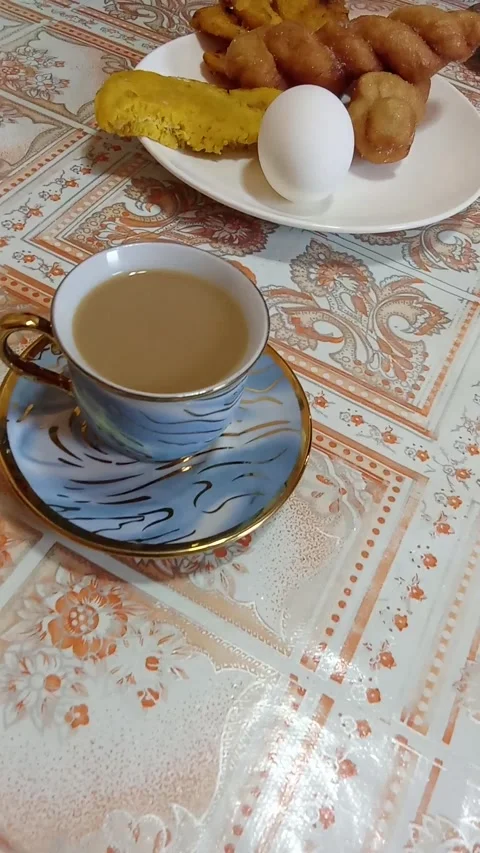 Breakfast on the table Stock Footage 321815633