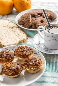 Breakfast table 스톡 사진