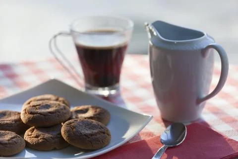 Breakfast in the table Stock Photos