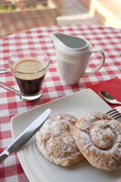 Breakfast in the table Foto stock