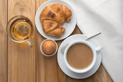 Breakfast table Stock Photos
