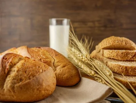 Breakfast table Stock Photos