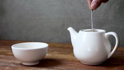 Breakfast with tea Stock Footage 139376718