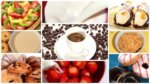 Breakfast time montage 스톡 동영상 41392990