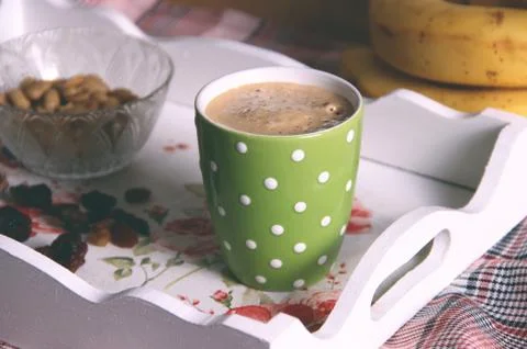 Breakfast time Stockfoto's