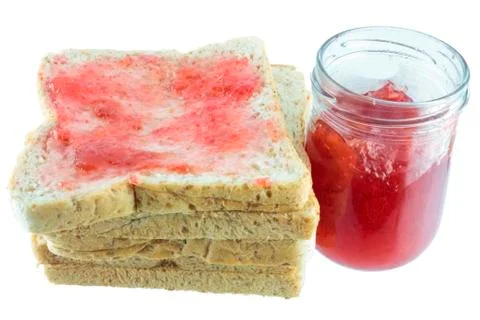 Breakfast of toast Stock Photos
