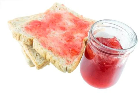 Breakfast of toast Stock Photos