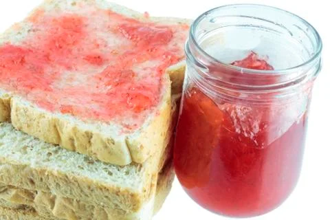 Breakfast of toast Stock Photos