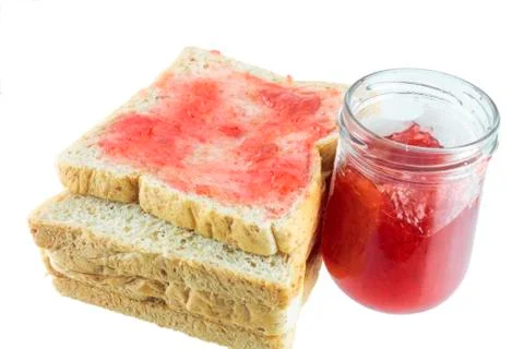 Breakfast of toast Stock Photos