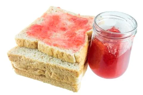 Breakfast of toast Stock Photos