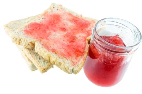 Breakfast of toast Stock Photos