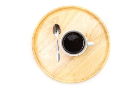 Breakfast, Tray of coffee. Stock Photos