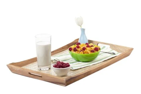 Breakfast tray Stock Photos