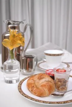 Breakfast vertical Foto stock