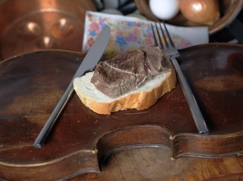 Breakfast On Violin 写真素材