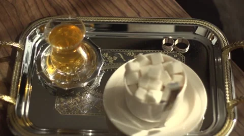 Breakfast before the wedding Stock Footage 48071224