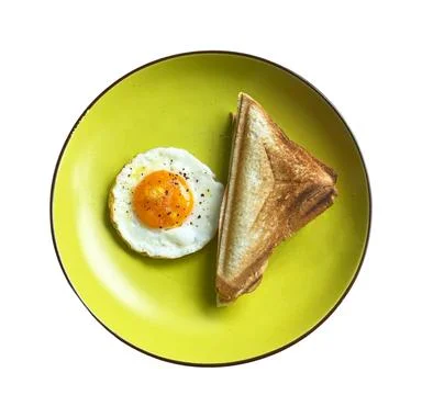 Breakfast on white-02 Stock Photos